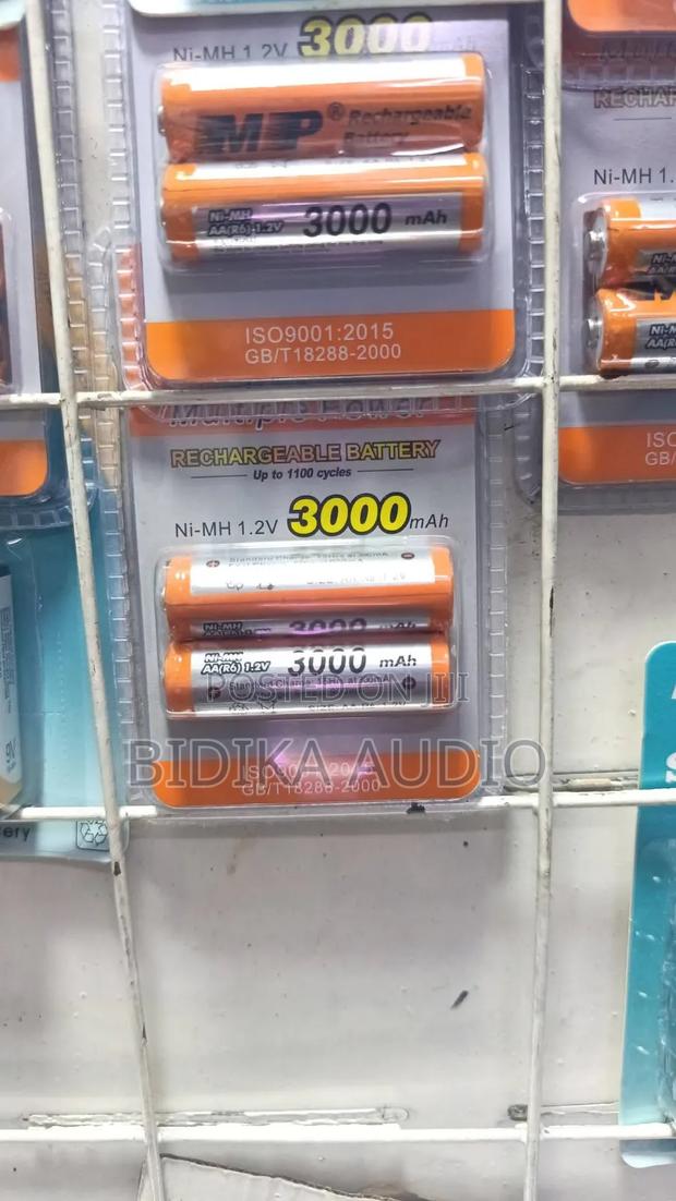 Multiple Power Ni-Mh AA Rechargeable Batteries (3000mAh, 1.2V)