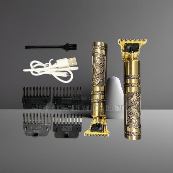 Vintage T9 Portable Professional Golden Dragon Hair Beard Clipper