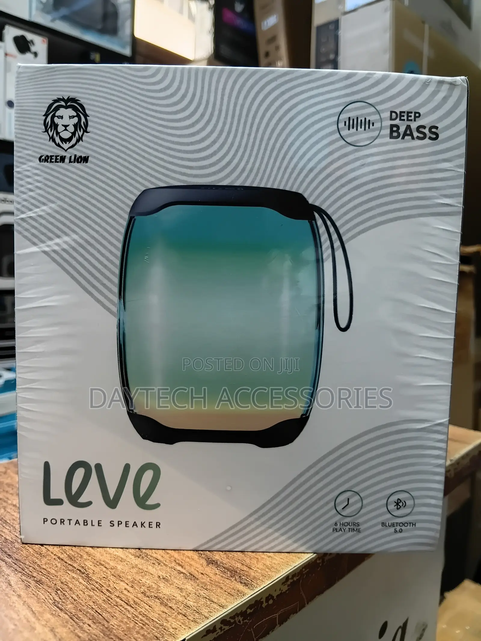 Green Lion Leve Portable Bluetooth Speaker.