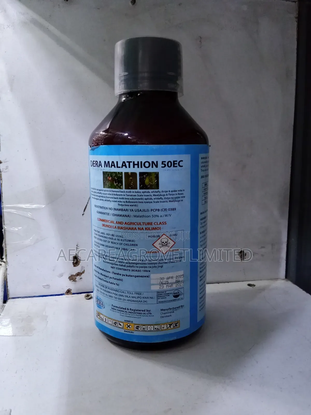 Dera Malathion 50ec Insecticide 1litre