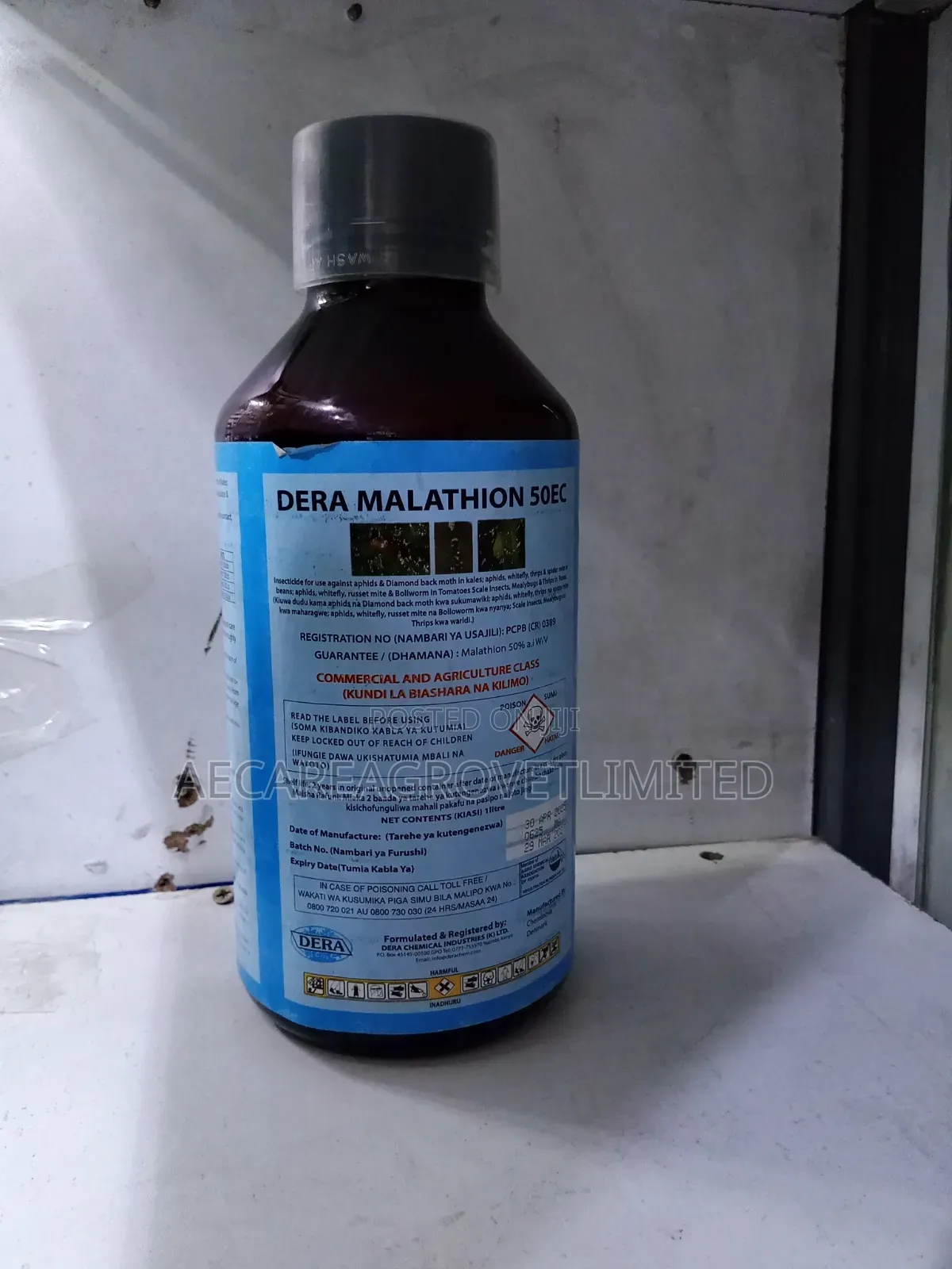 Dera Malathion 50ec Insecticide 1litre