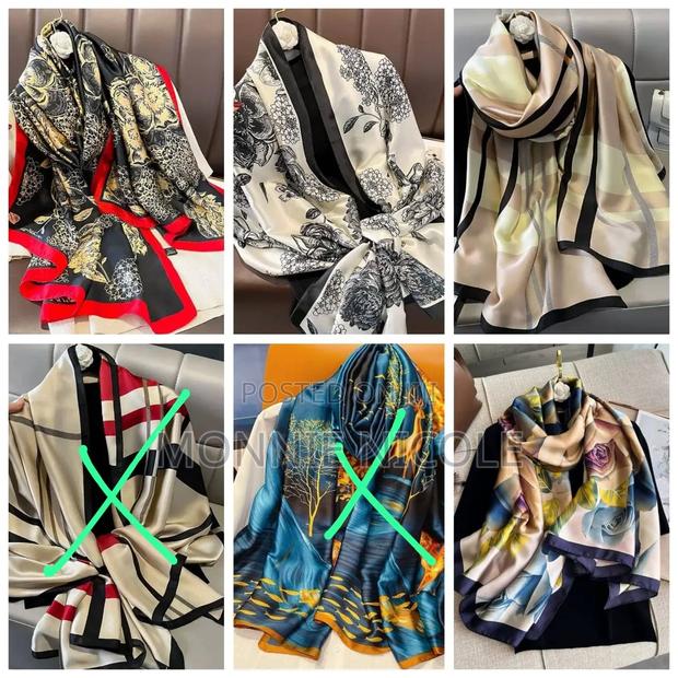 New Women Printed Silk Scarf