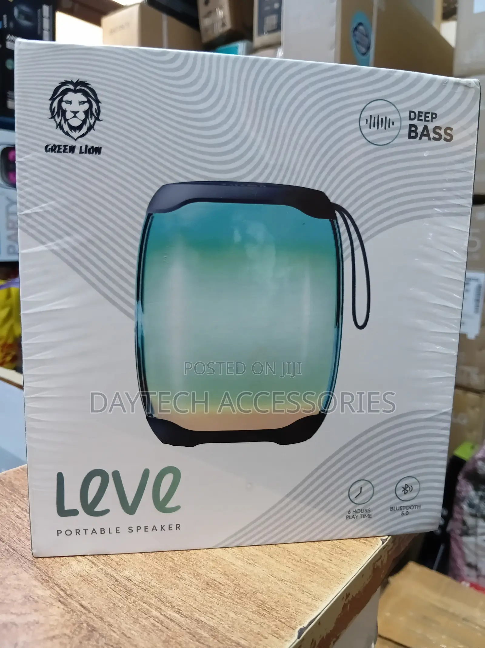 Green Lion Leve Portable Wireless Speaker - Black
