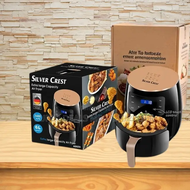 Home-Friendly Silver Crest 4/5/6/8l Touch Screen Digital Air Fryer