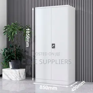 2-Door Full White Metallic Cabinet