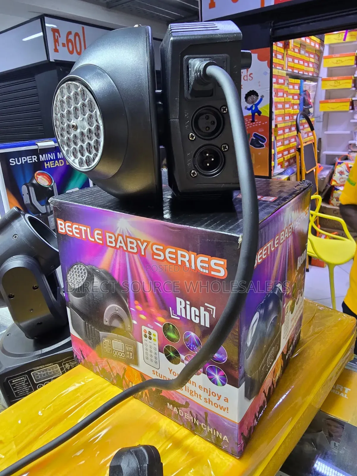 RGB Moving Head Party Light – Auto, Sound DMX Modes