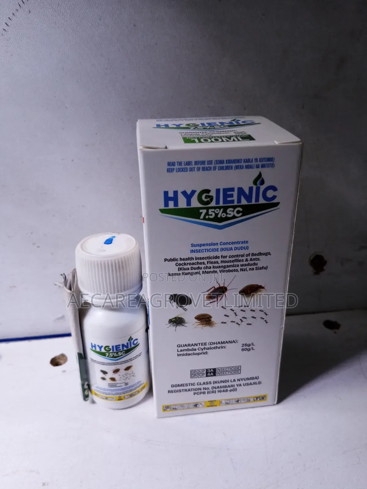 Hygienic 7.5% Insecticide 20ml , 100ml