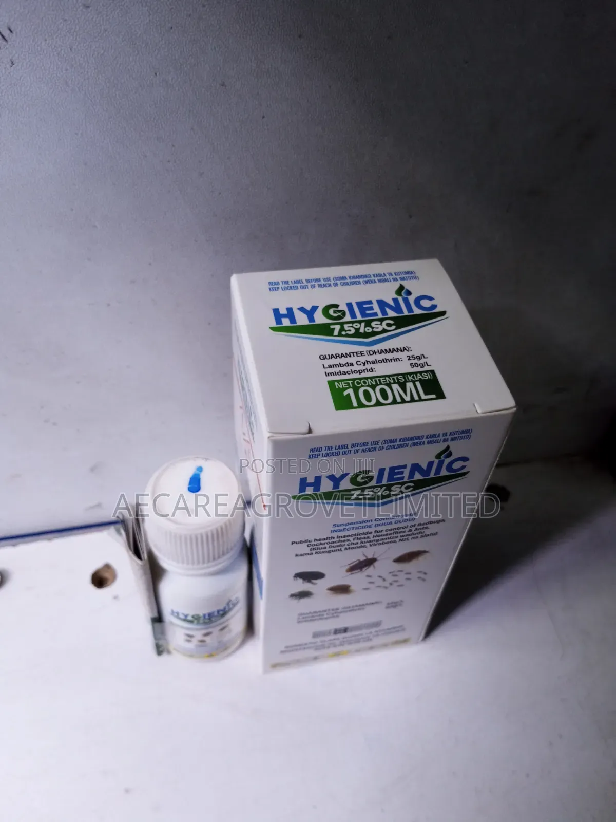 Hygienic 7.5% Insecticide 20ml , 100ml