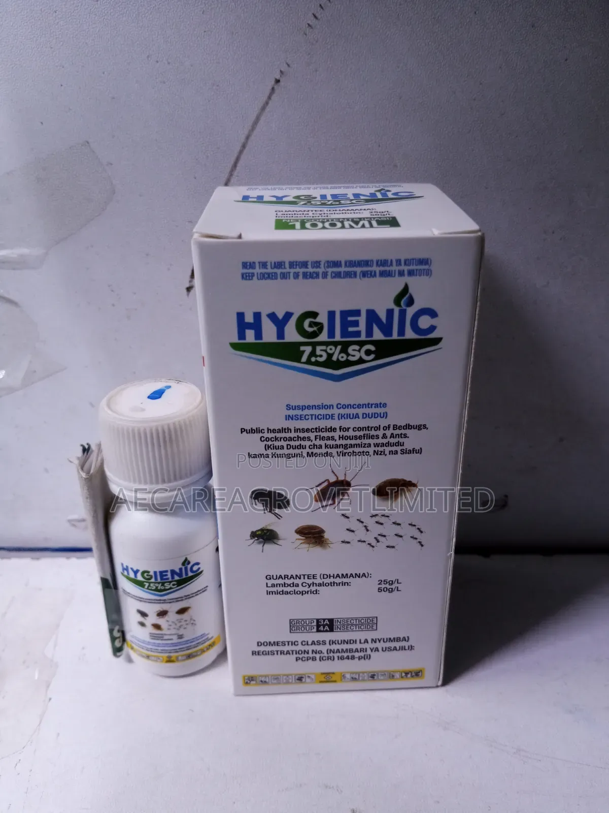 Hygienic 7.5% Insecticide 20ml , 100ml
