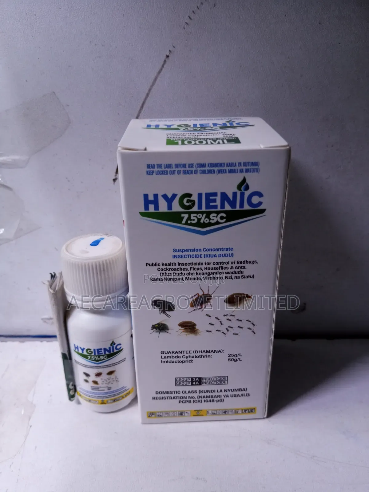 Hygienic 7.5% Insecticide 20ml , 100ml