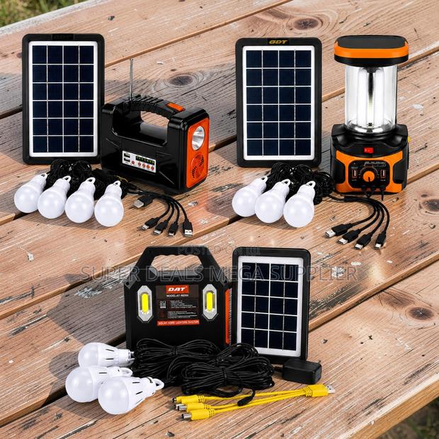Home Lighting DAT Solar Lighting System Kits With Rechargeable Battery - thumbnail 2