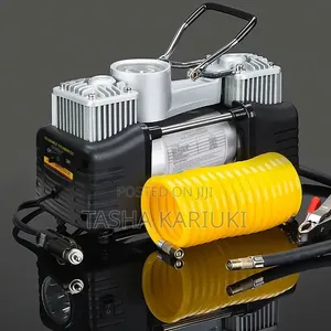 Portable Air Double Cylinder Compressor -Heavy Duty