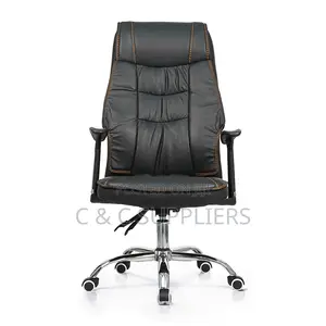 Swivel Leather Generic Secretary Chair