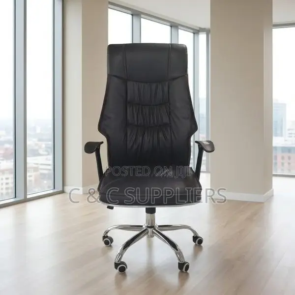 Swivel Leather Generic Secretary Chair