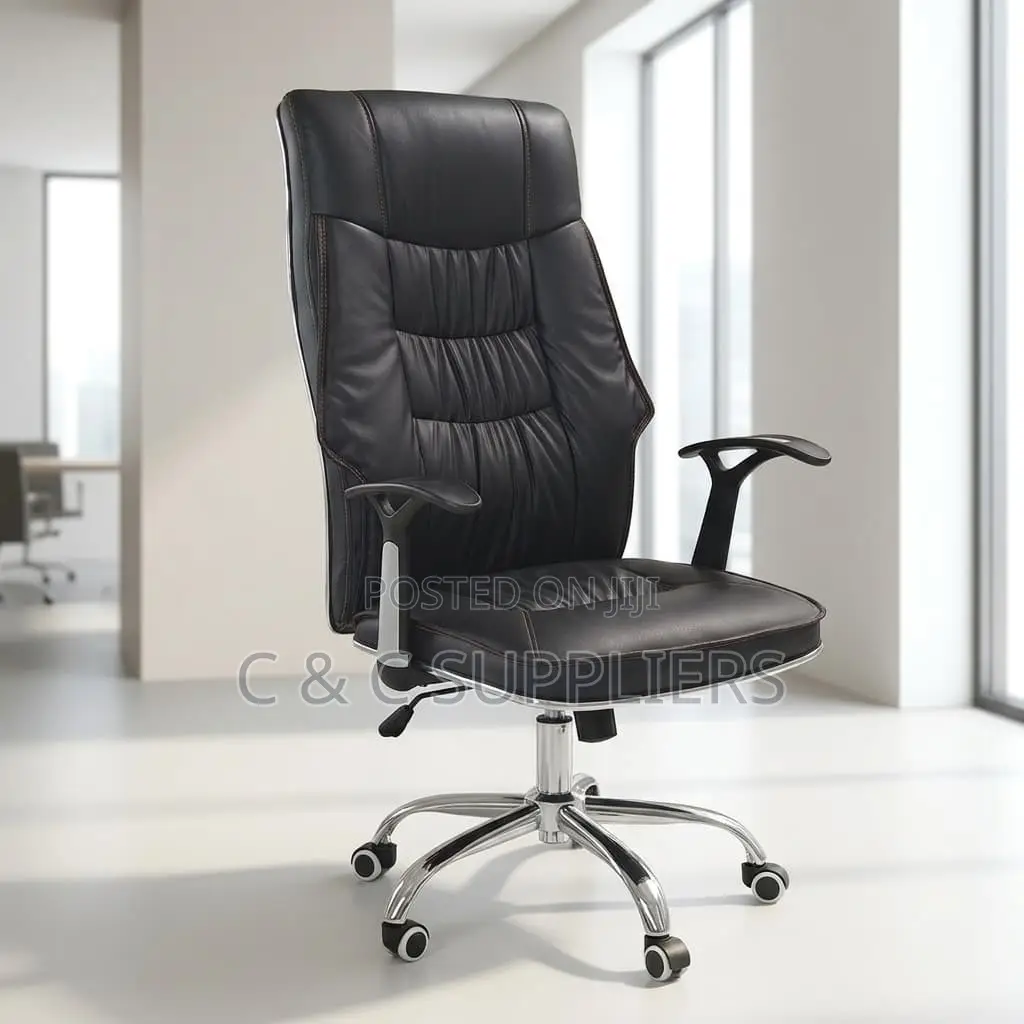 Swivel Leather Generic Secretary Chair