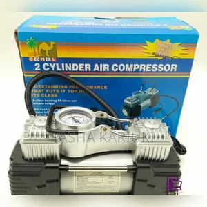 Portable Air Double Cylinder Compressor -Heavy Duty