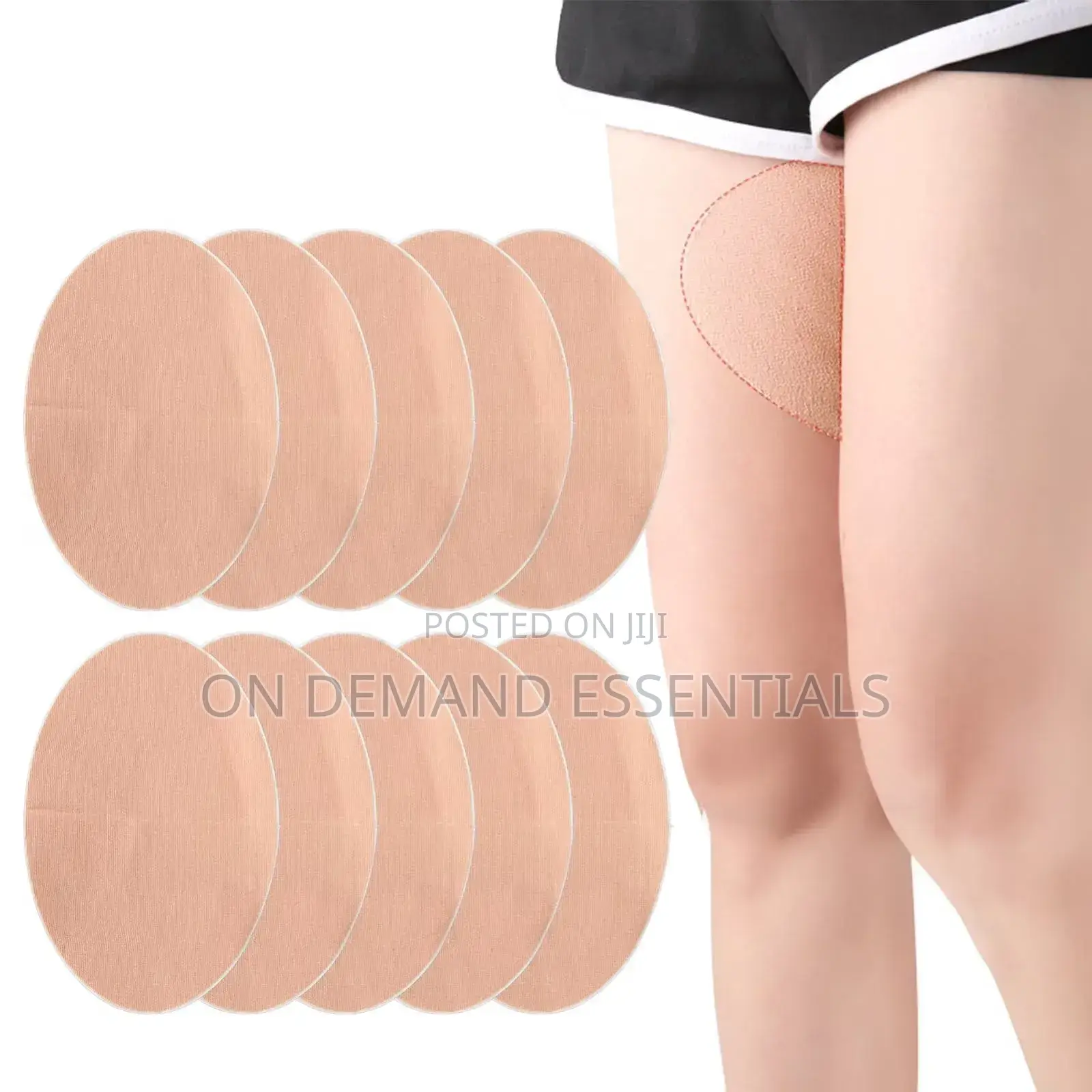 Set of 6 Anti-Friction Thigh Stickers for the Inside