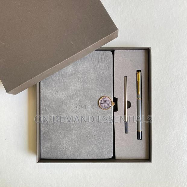 Premium 3 in 1 A5 Executive Notebook Pen Gift Set - Gift Box Bag - thumbnail 3