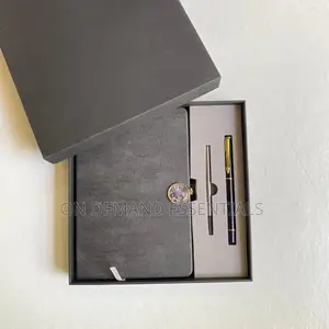 Premium 3 in 1 A5 Executive Notebook Pen Gift Set - Gift Box Bag