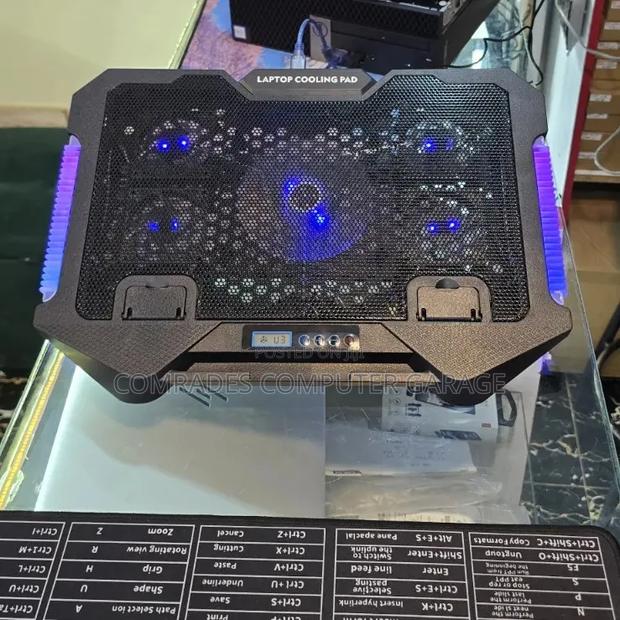 Laptop Cooling Pad With Phone Holder - thumbnail 2