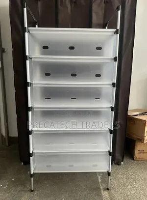 Shoe Rack Modern 7-Tier Shoe Cabinet With Cover