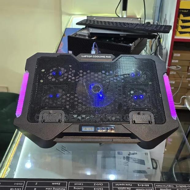 Laptop Cooling Pad With Phone Holder - thumbnail 3