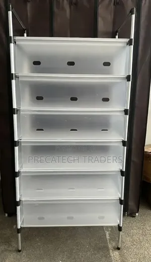 Shoe Rack Modern 7-Tier Shoe Cabinet With Cover