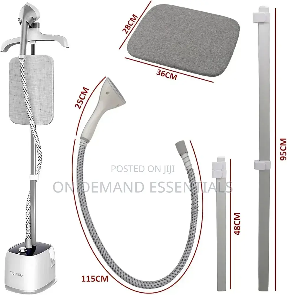 1800W 1.8L Steam Iron Standing Garment Steamer With Ironing Board
