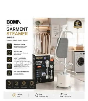 1800W 1.8L Steam Iron Standing Garment Steamer With Ironing Board