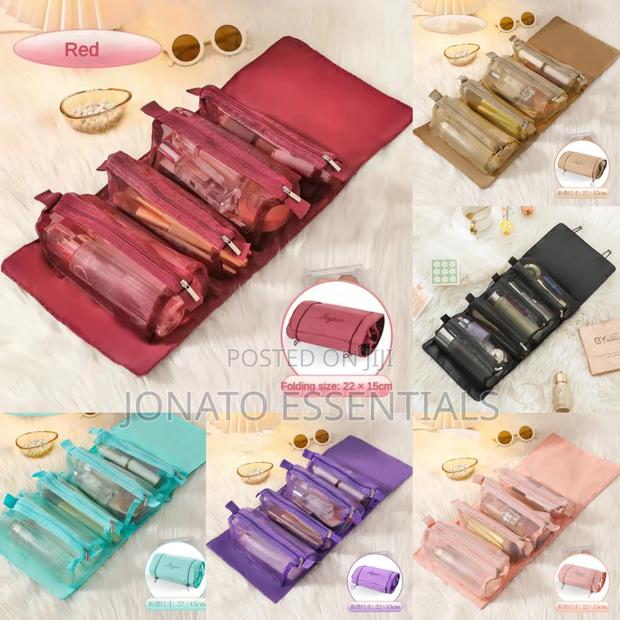 4 in 1 Folding Cosmetic Bag, Makeup Bag and Organizer
