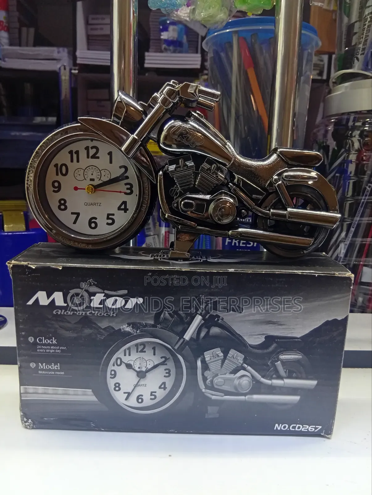 Kids Motorcycle Shaped Alarm Clock