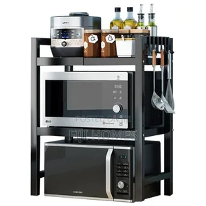 EXPANDABLE Metallic High Quality Modern Microwave Stand