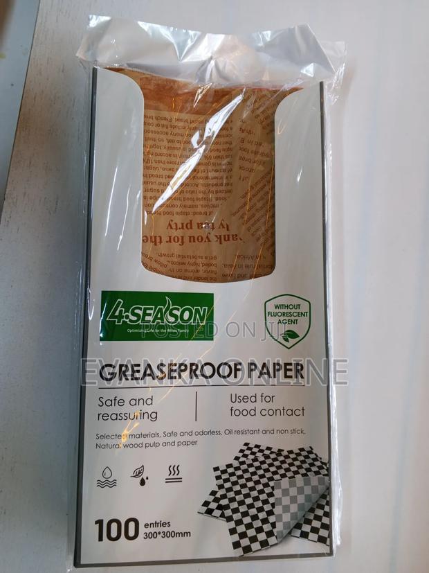 Greaseproof Papers - (300x300mm) Pack of 100 - thumbnail 2