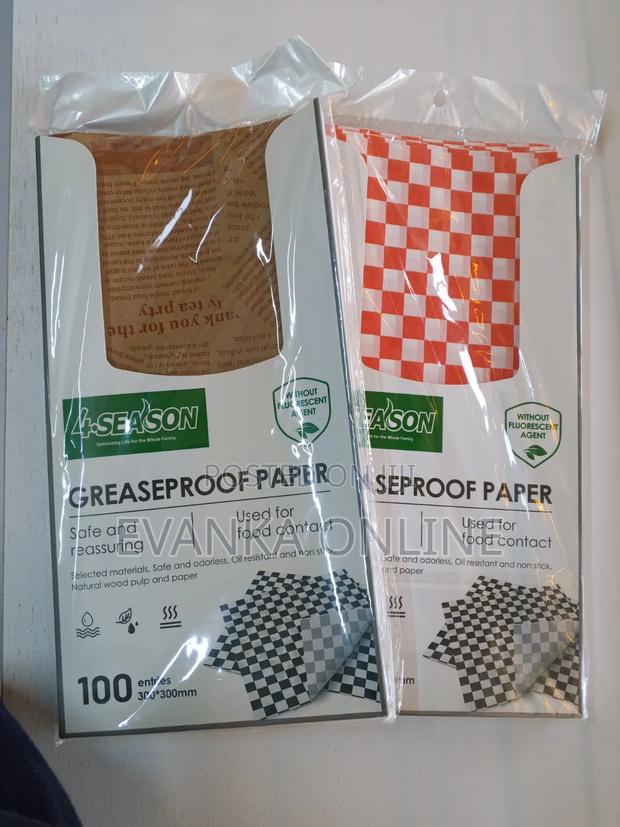 Greaseproof Papers - (300x300mm) Pack of 100 - thumbnail 3