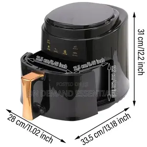 Boma Air Fryer 8L Digital Display Fry With Less Oil for Healthy Food