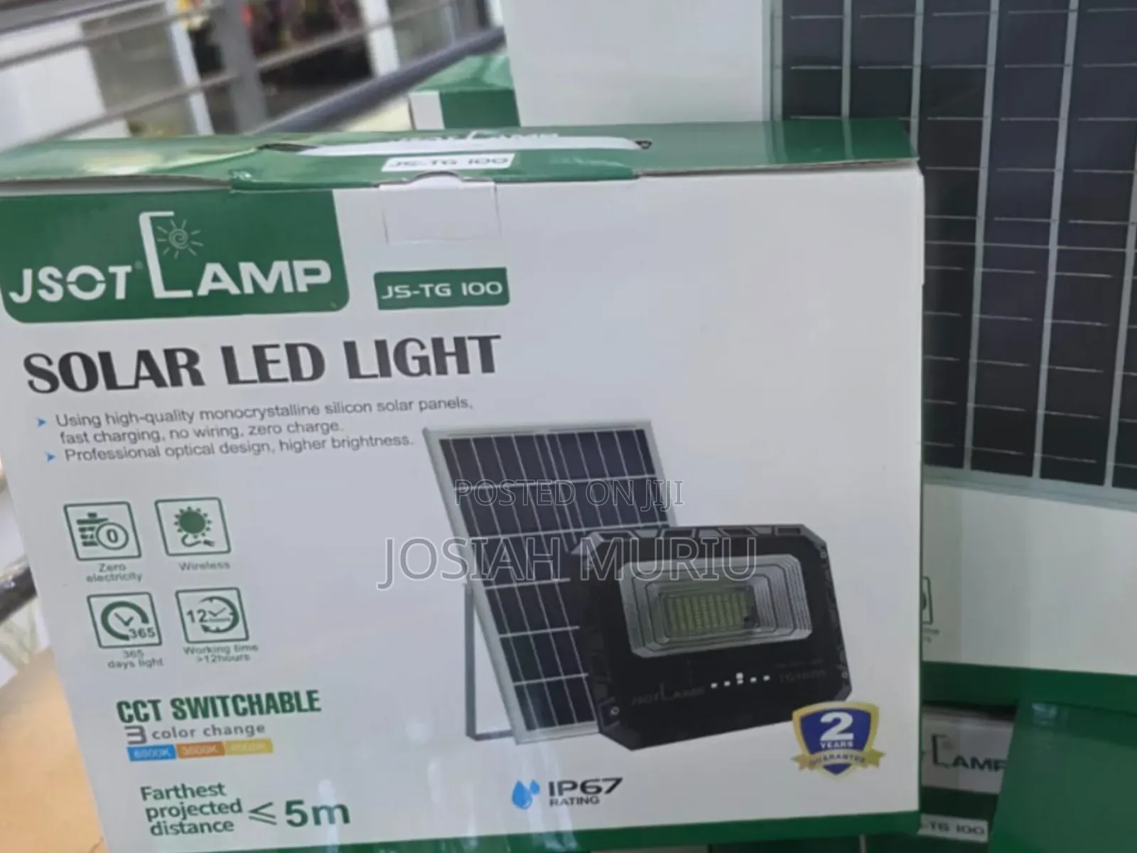 Jsot Solar Led Floodlight With Panel