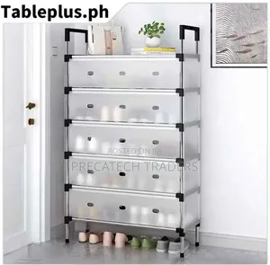 Dustproof Shoe Rack 7-Level Shoe Cabinet for Home Office