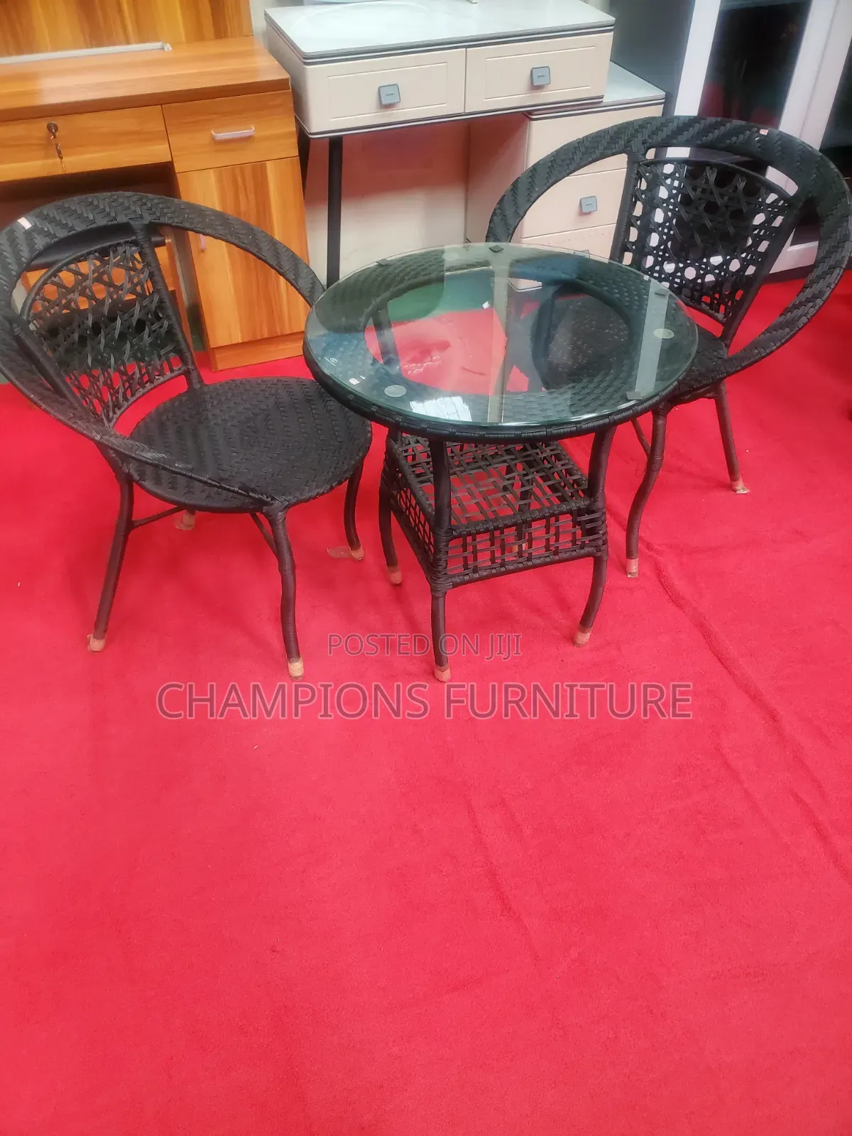 Black Balcony/Patio Rattan SRT
