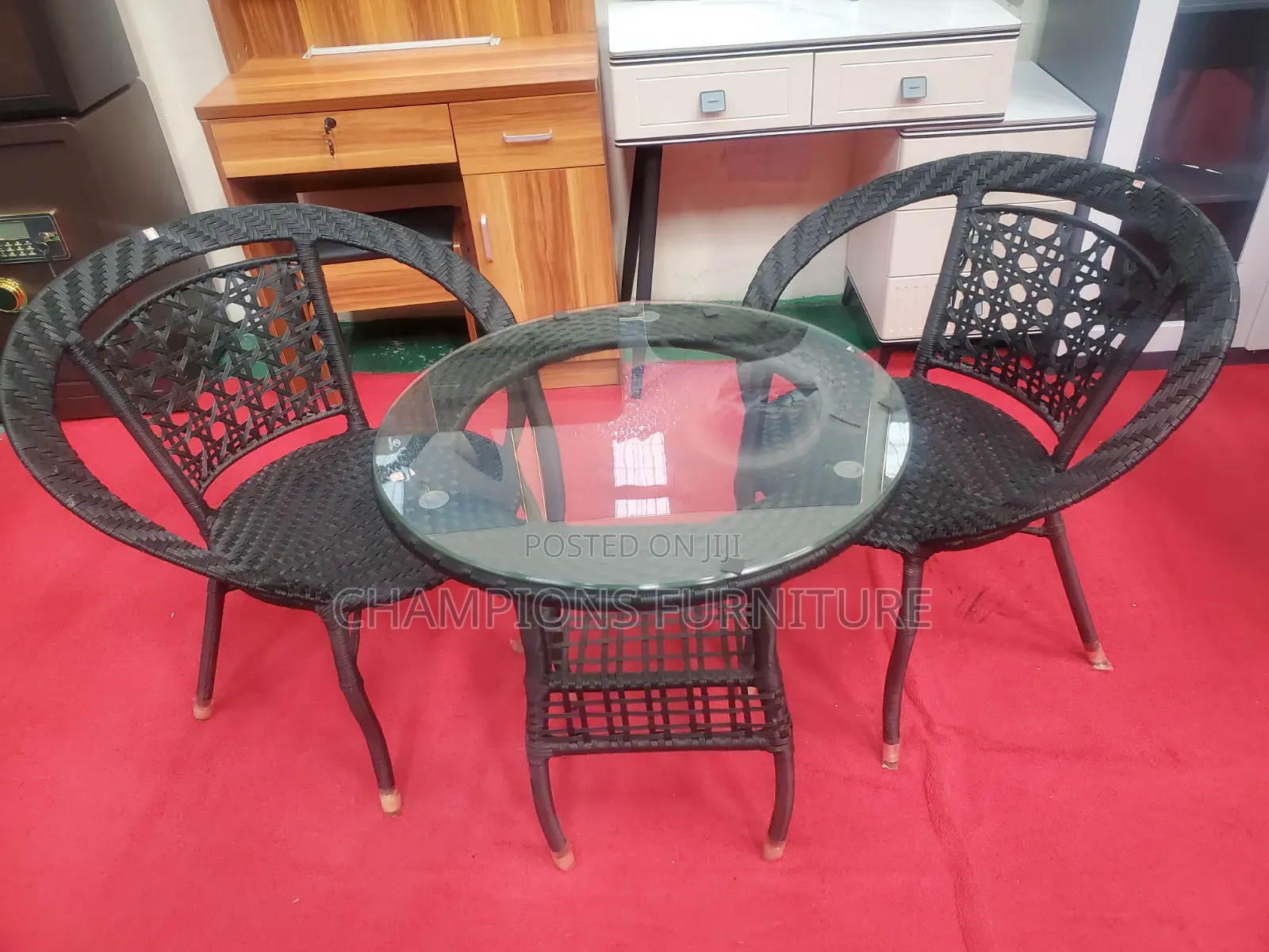 Black Balcony/Patio Rattan SRT