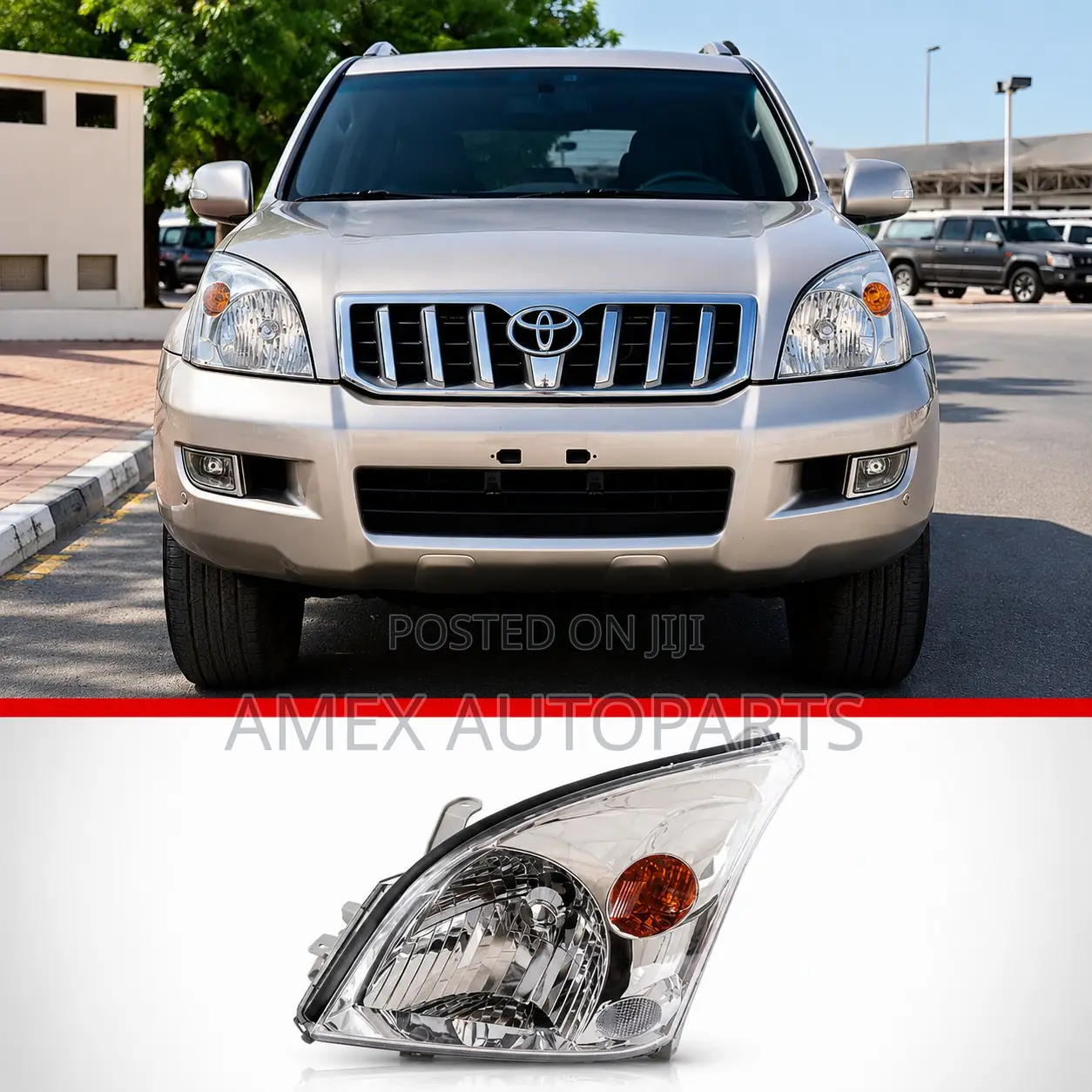 Head Lamp Toyota Land Cruiser Prado FJ120 2003 - 2008