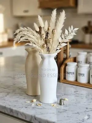 Plastic Long Nordic Style Vase Popularly, Long Flower Vase