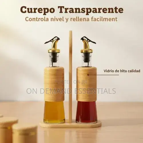 Oil and Vinegar Glass Dispenser Bottle, Olive Oil