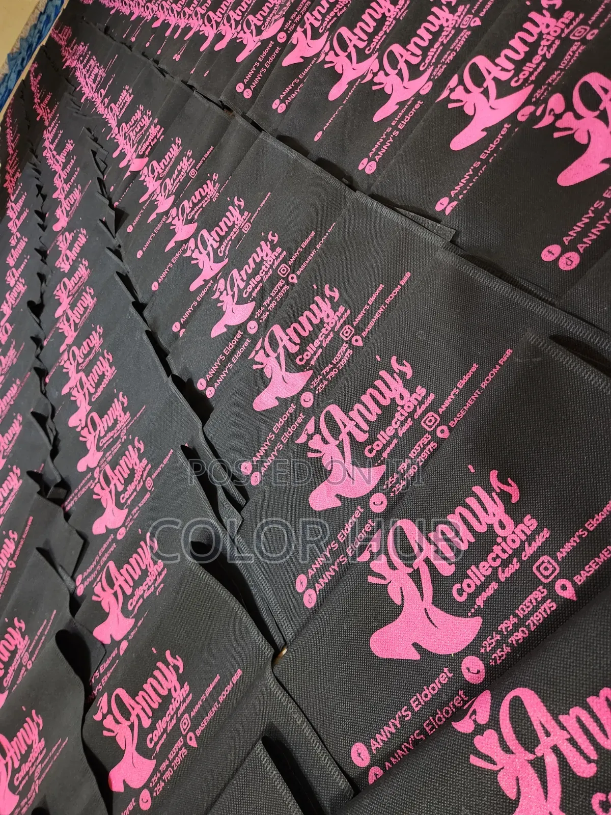 Black Non Woven Bags