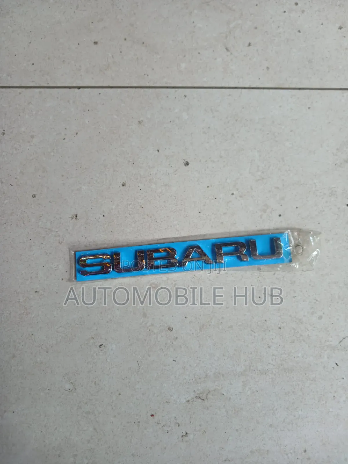Subaru Name Badge Emblem – Premium Chrome Lettering