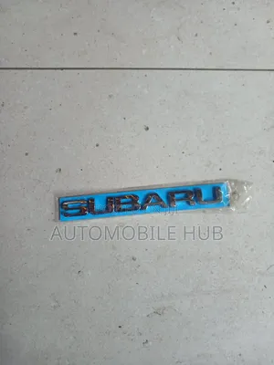 Subaru Name Badge Emblem – Premium Chrome Lettering