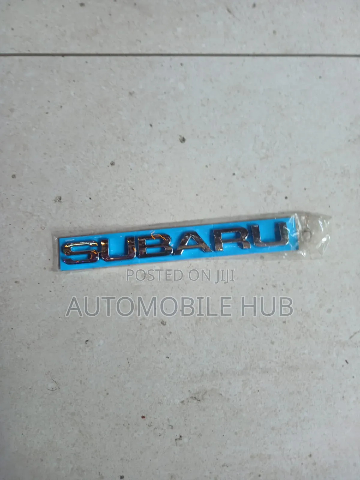 Subaru Name Badge Emblem – Premium Chrome Lettering