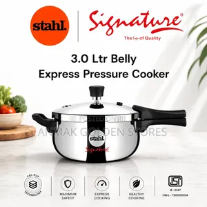 Stahl(Signature)
Express Pressure Cooker
3.0 LTR Belly