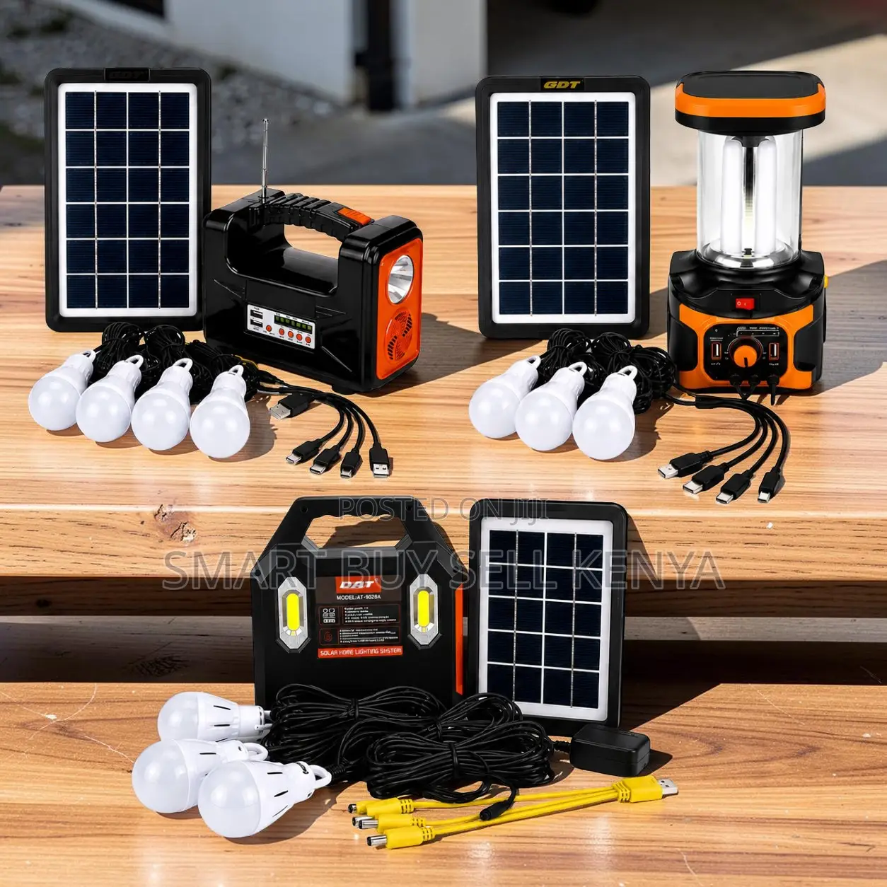 Portable Lantern DAT Solar Lighting System Kits