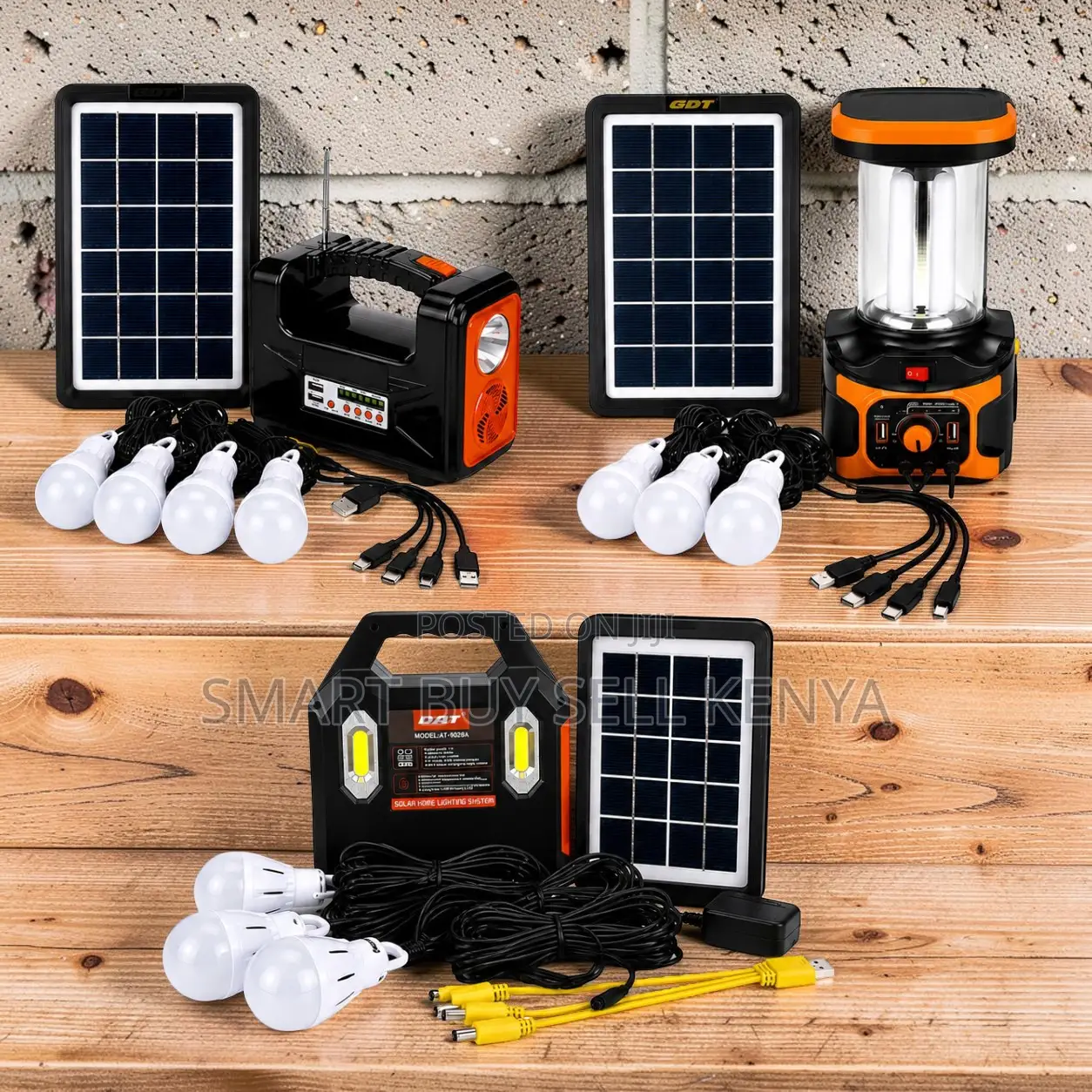 LED Lighting DAT Solar Lighting System Kits