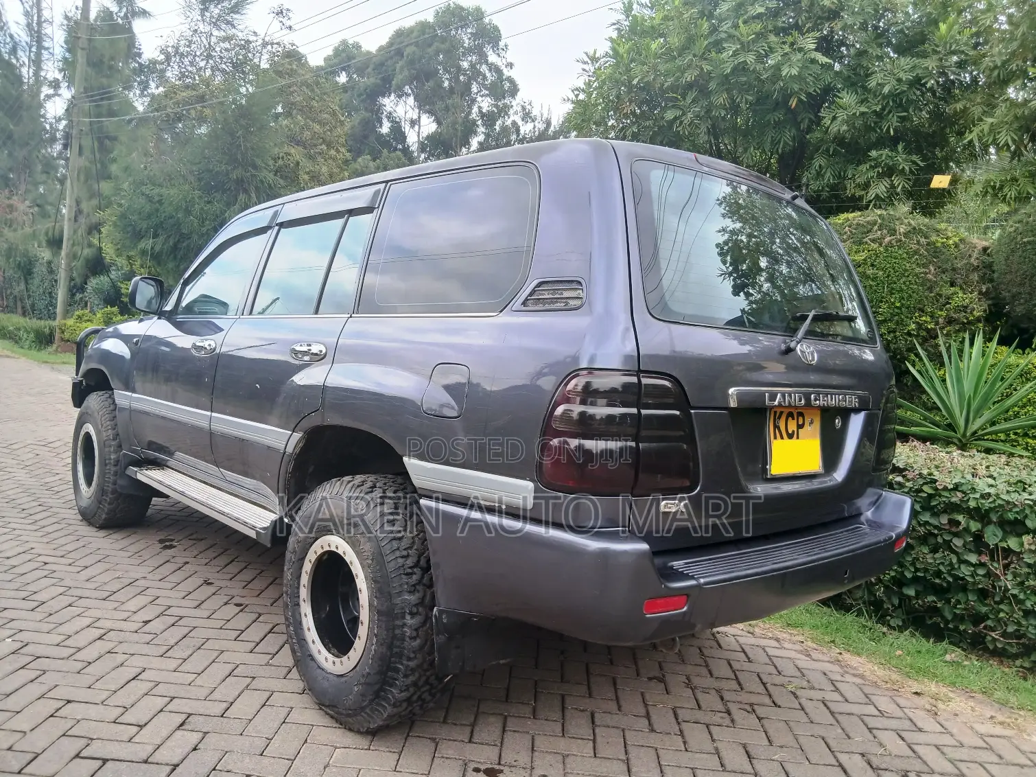 Toyota Land Cruiser 2002 Gray